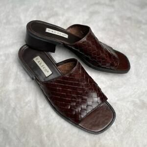 Calico Brown Woven Sandals